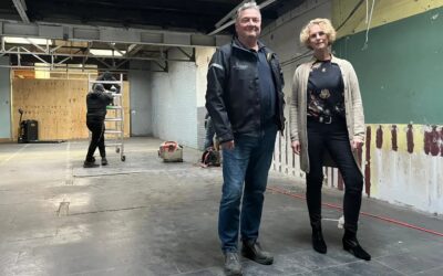 Alleen de muren staan nog overeind